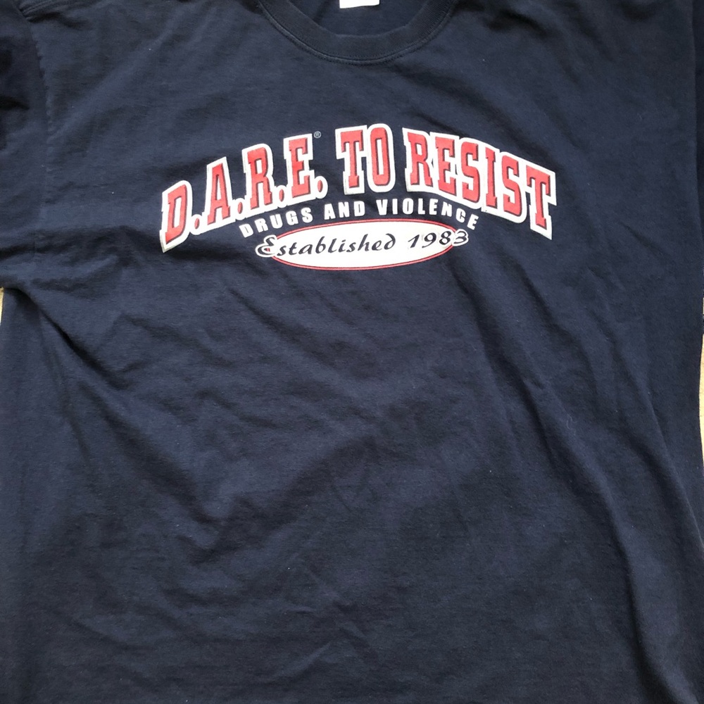D.A.R.E. T-shirt, No signs of wear.
